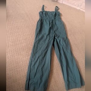 Universal Thread LADIES MEDIUM M Dark Green Jumpsuit SPRING SUMMER FLATTERING